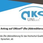 Antrag (Re)Akkreditierung